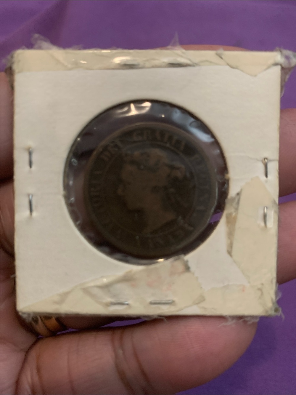 1884 Large Canadian Penny - Picture 3 of 7